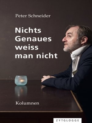 cover image of Nichts Genaues weiss man nicht